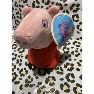 Peppa Pig Plush 8 Inch Doll Stuffed Animal Toy With Original Tag(oink noises)